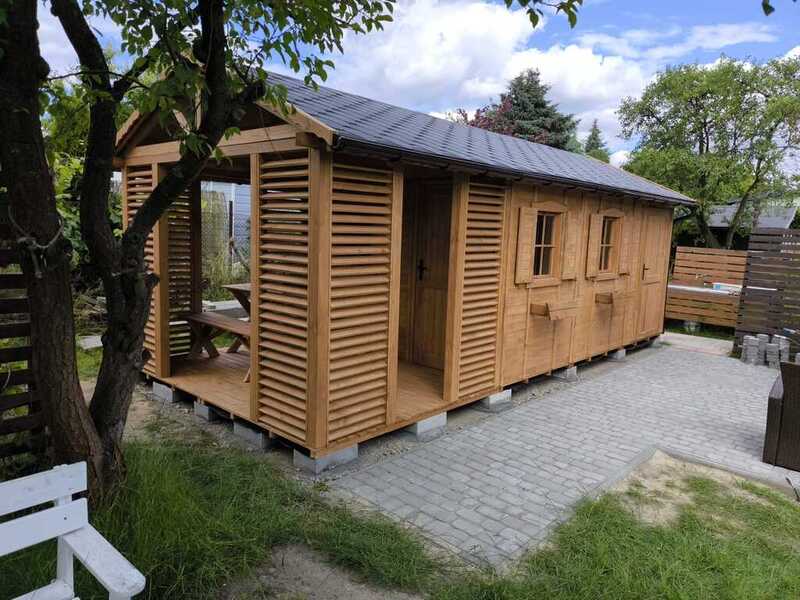 Domek letniskowy Szymek drewniany sosnowy. Domek letniskowy Szymek drewniany sosnowy.