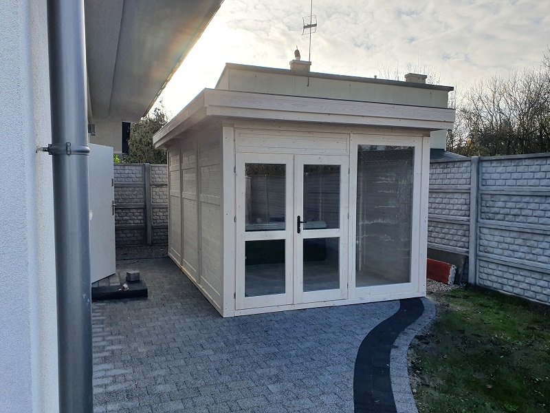 Domek narzędziowy według indywidualnego projektu - realizacja 1. Domek narzędziowy według indywidualnego projektu - realizacja 1.