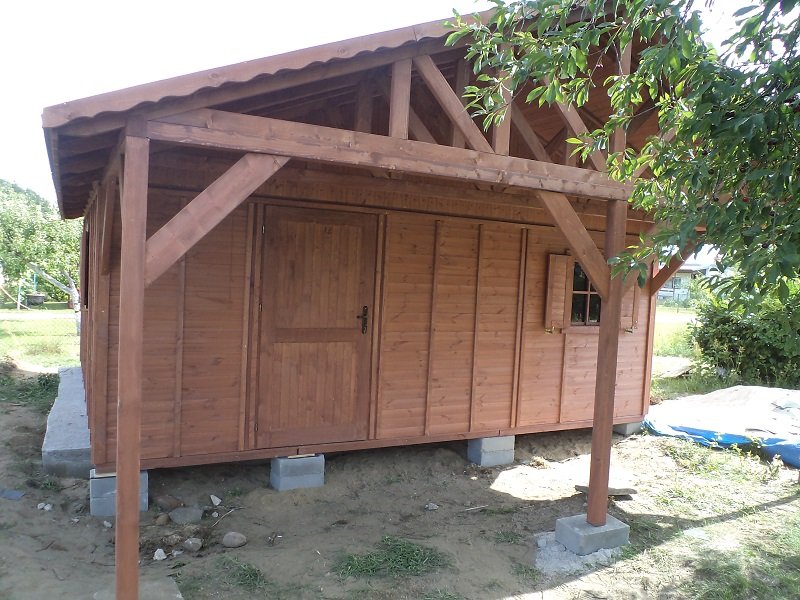 Domek narzędziowy według indywidualnego projektu - realizacja 3.