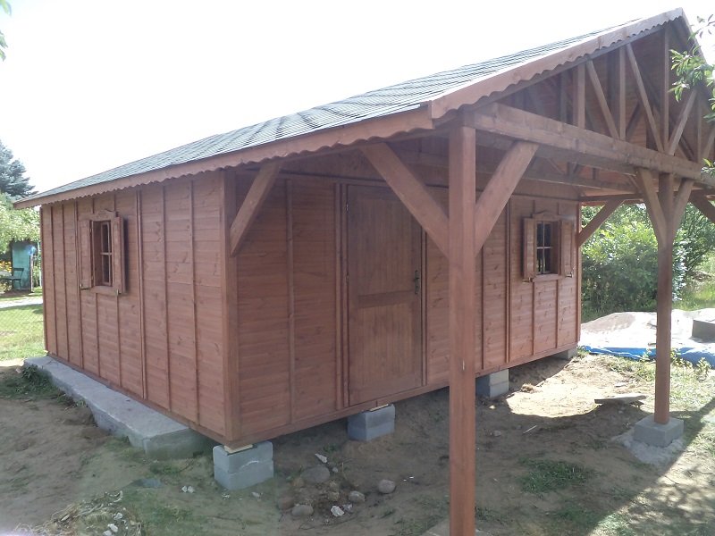 Domek narzędziowy według indywidualnego projektu - realizacja 3.