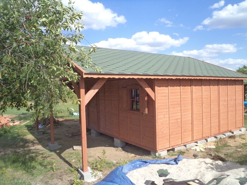 Domek narzędziowy według indywidualnego projektu - realizacja 3.