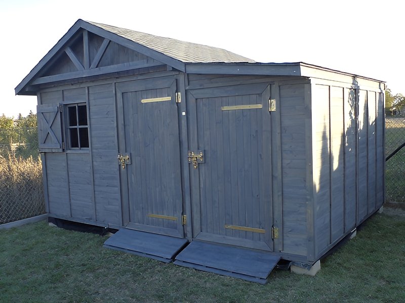 Domek narzędziowy z pomieszczeniem gospodarczym