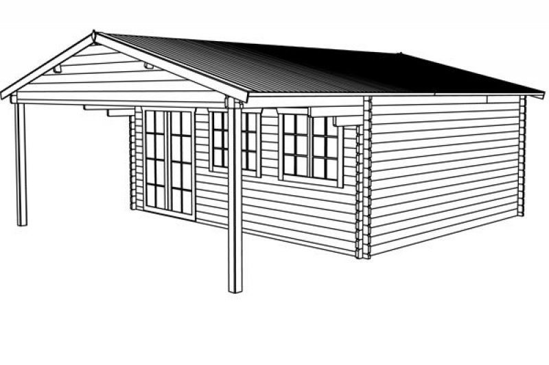 Domek z bali - Helena