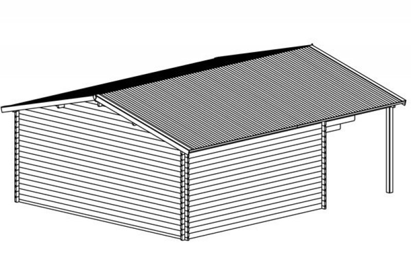 Domek z bali - Helena