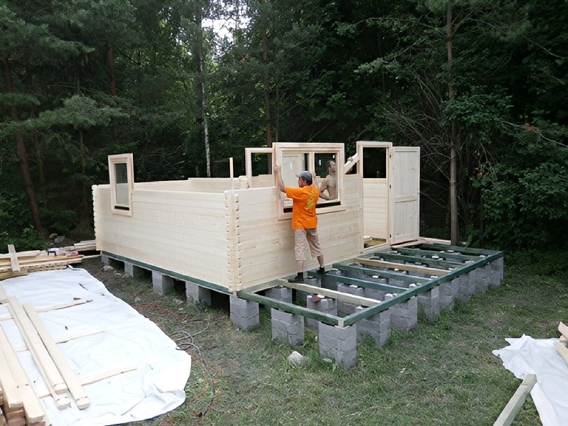 Domek z bali - Jadwiga