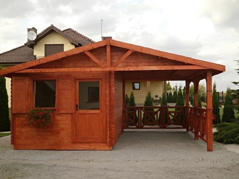 Domek z bali - Wiola