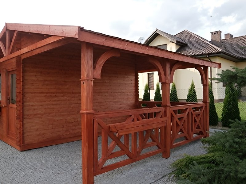 Domek z bali - Wiola