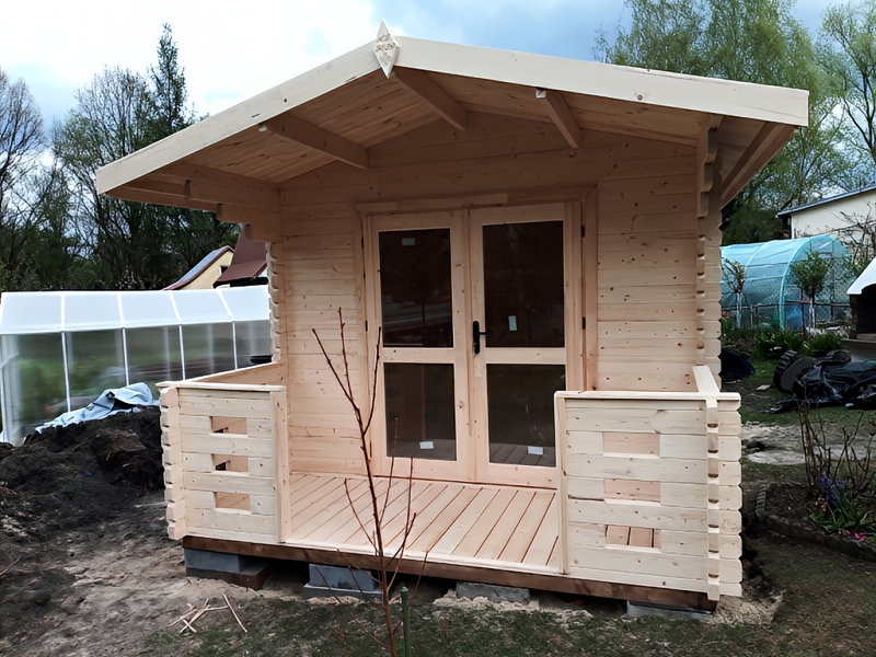 Domek z bali - Sandra B