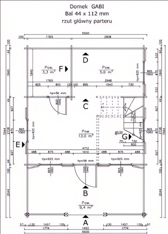 Domek z poddaszem Gabi