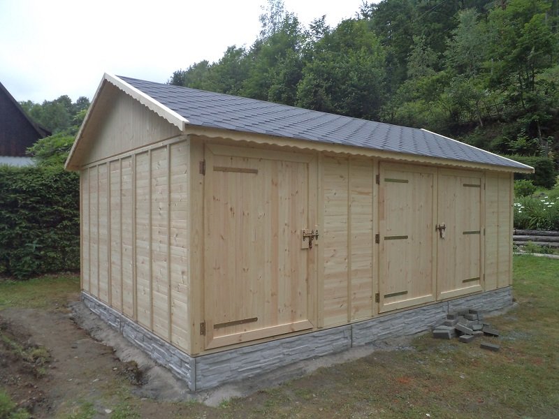 Garaż według indywidualnego projektu - realizacja 1.