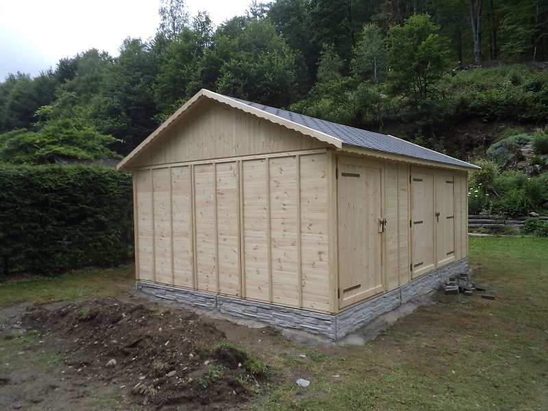 Garaż według indywidualnego projektu - realizacja 1.