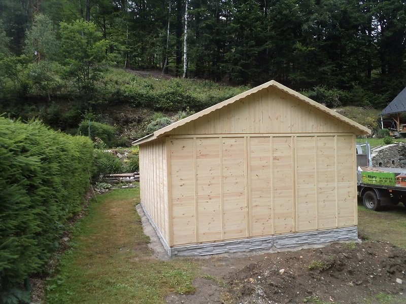 Garaż według indywidualnego projektu - realizacja 1.