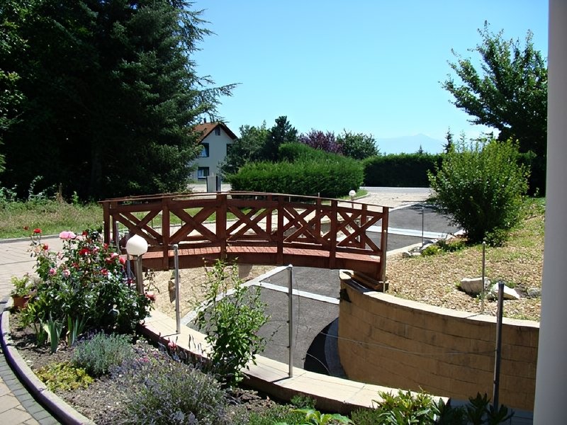 Mostek ogrodowy drewniany Mostek ogrodowy drewniany