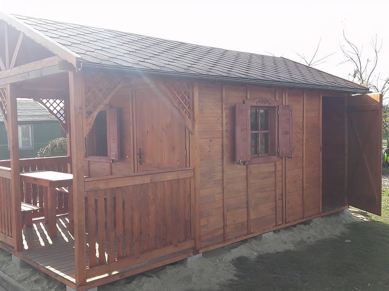 Pomieszczenie gospodarcze do domku letniskowego