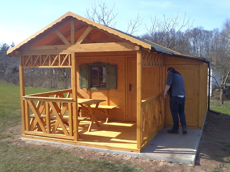 Pomieszczenie gospodarcze do domku letniskowego