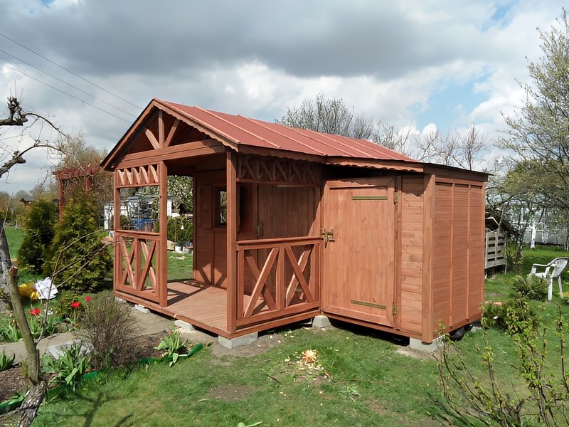 Pomieszczenie gospodarcze do domku letniskowego