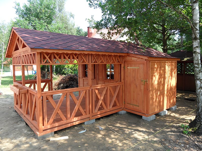 Pomieszczenie gospodarcze do domku letniskowego