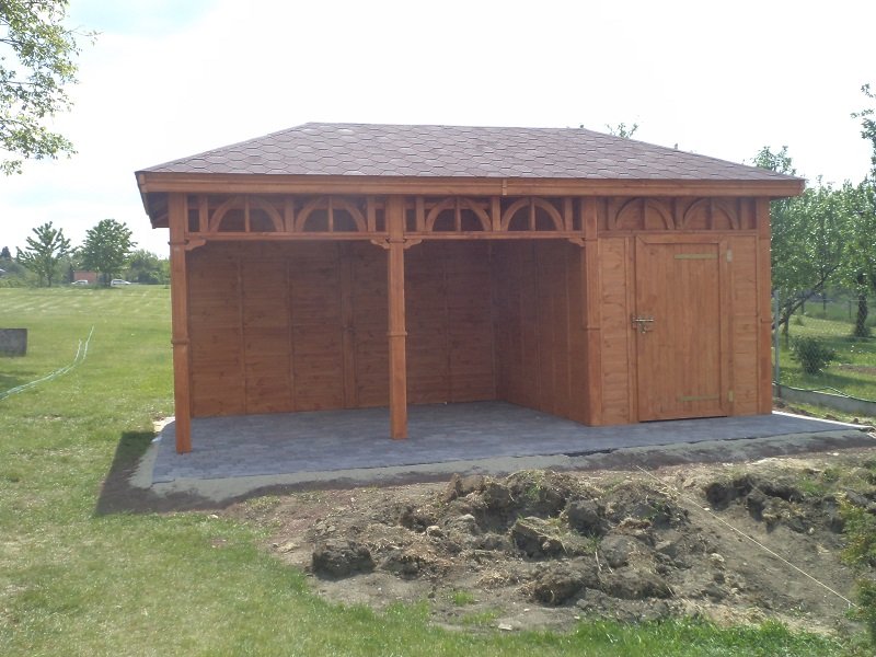 Wiata według indywidualnego projektu - realizacja 1.