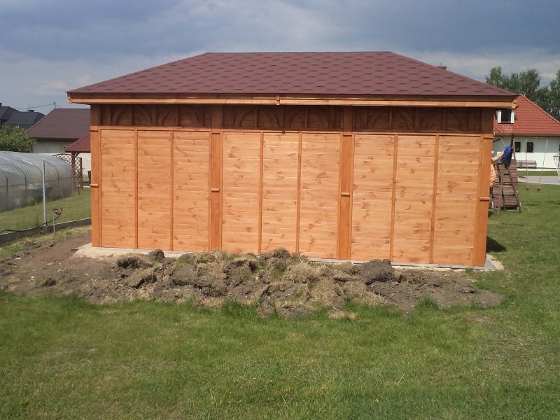 Wiata według indywidualnego projektu - realizacja 1.