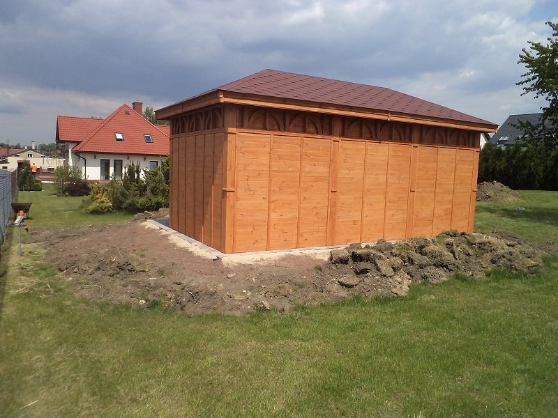 Wiata według indywidualnego projektu - realizacja 1.