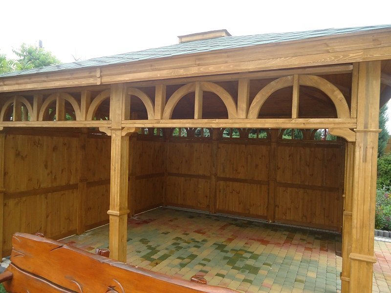 Wiata według indywidualnego projektu - realizacja 2.