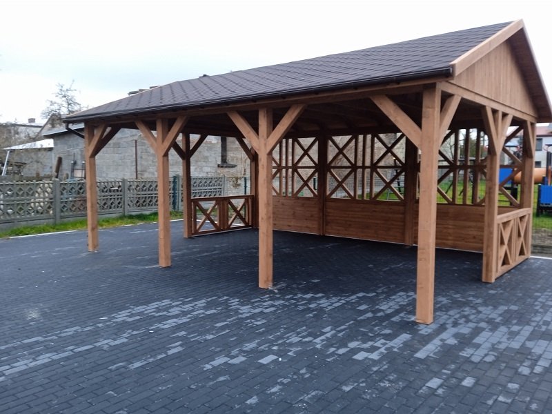 Wiata według indywidualnego projektu - realizacja 4.