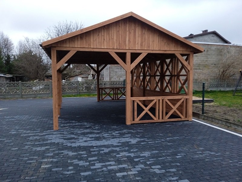 Wiata według indywidualnego projektu - realizacja 4.