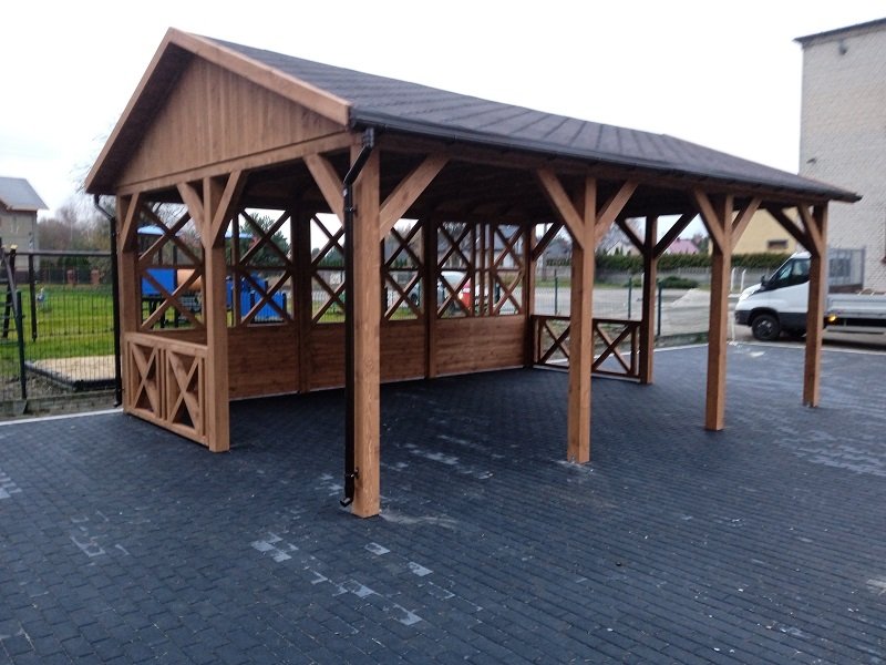 Wiata według indywidualnego projektu - realizacja 4.