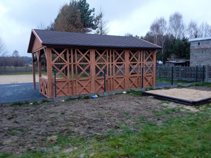 Wiata według indywidualnego projektu - realizacja 4.