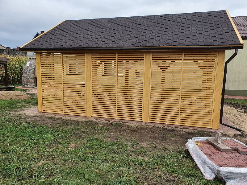 Wiata według indywidualnego projektu - realizacja 5.