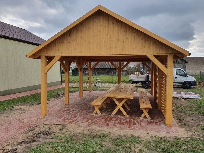 Wiata według indywidualnego projektu - realizacja 5.