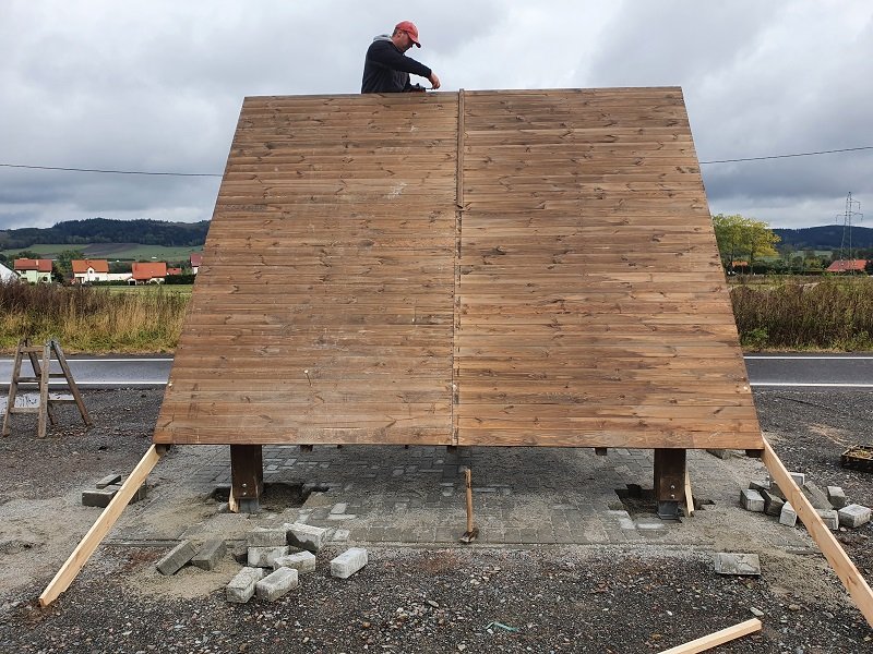 Wiata według indywidualnego projektu - realizacja 6.