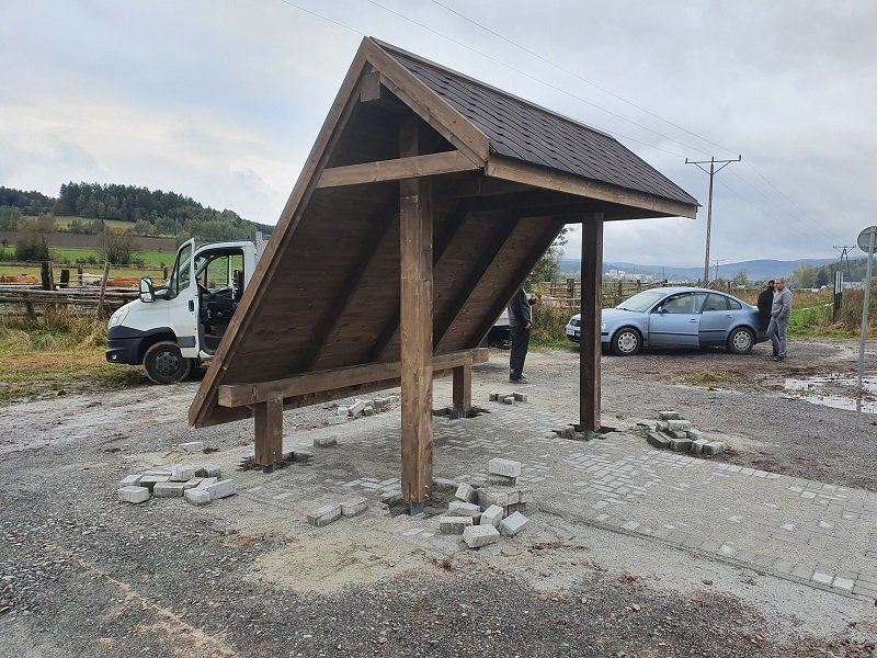 Wiata według indywidualnego projektu - realizacja 6.