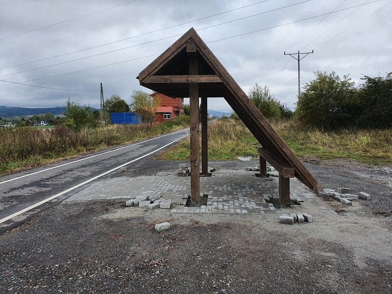 Wiata według indywidualnego projektu - realizacja 6.