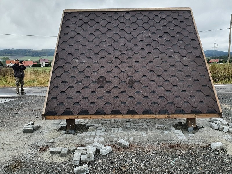 Wiata według indywidualnego projektu - realizacja 6.