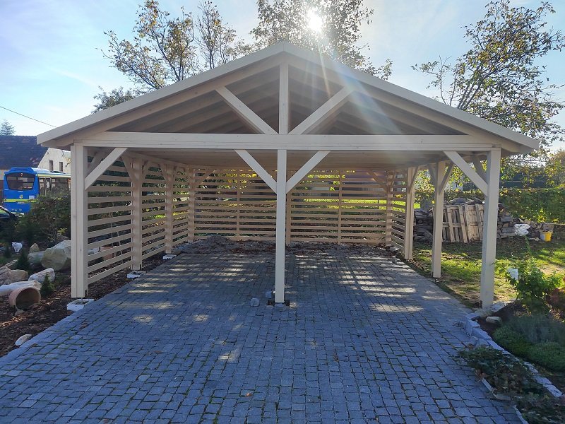 Wiata według indywidualnego projektu - realizacja 7.