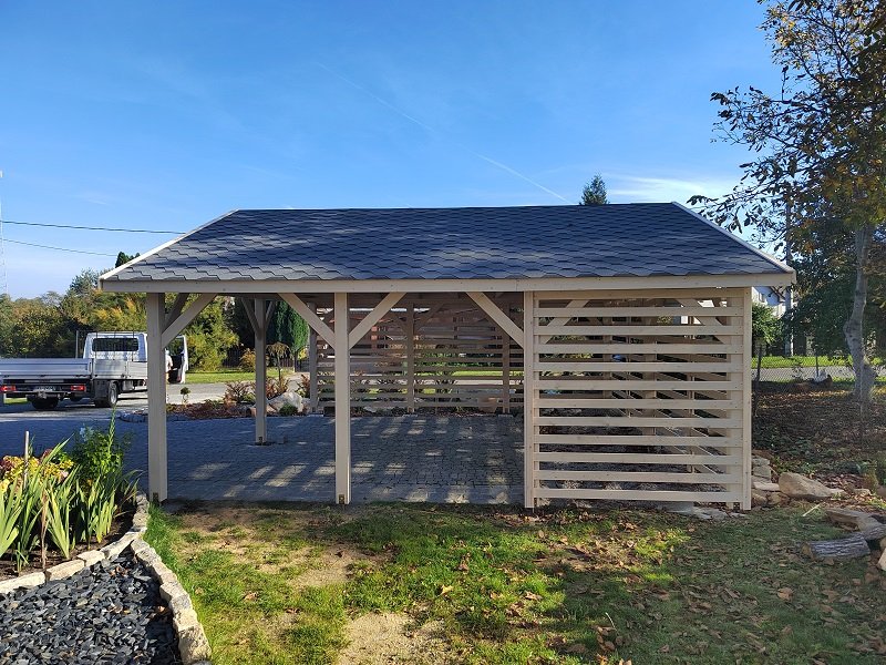 Wiata według indywidualnego projektu - realizacja 7.