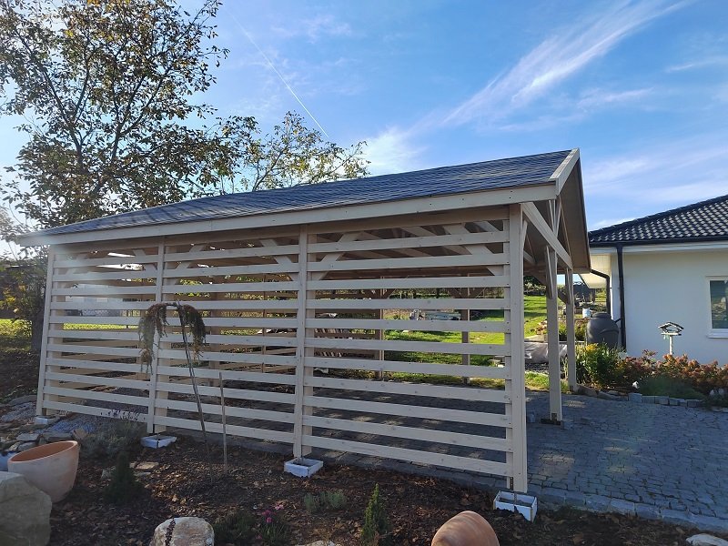 Wiata według indywidualnego projektu - realizacja 7.